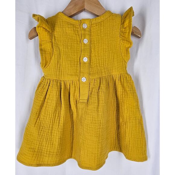 ALICE + AMES BABY GIRL EMMA DRESS – BRONZE – SIZE 6–9 MONTHS – SLEEVELESS – NWT - Picture 2 of 5